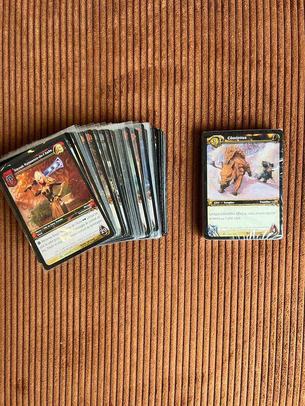 Lot de cartes Wow