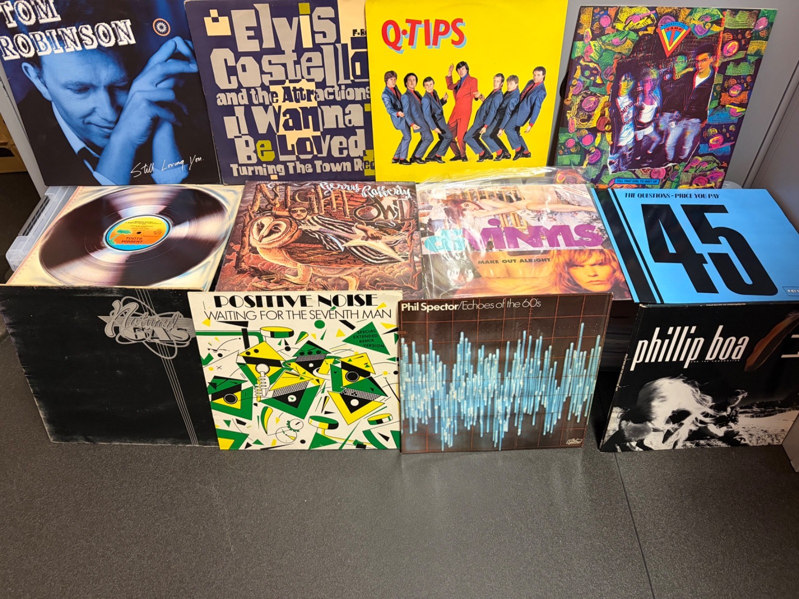 Job Lot Of  X 12 New Wave, Reggae etc  12” LP Vinyl Records VG+ to Excellent