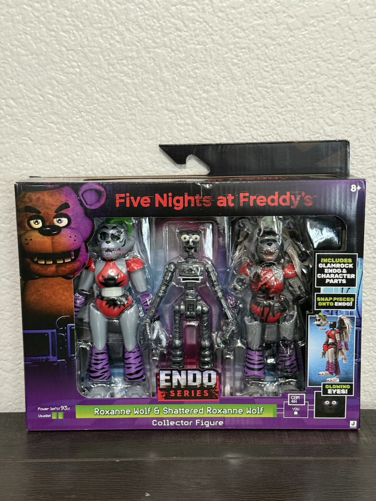 Five Nights At Freddy's 2026 Endo Series Roxanne Wolf Figure Set Jazwares Nuovo