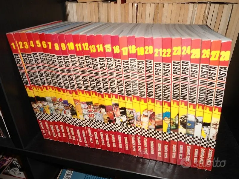 MANGA F MOTORI IN PISTA SERIE COMPLETA