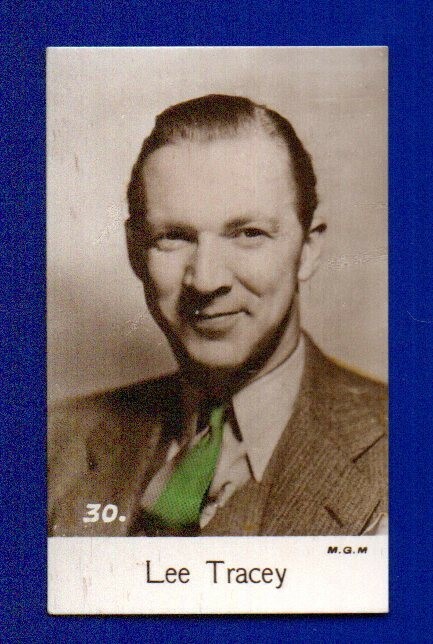 LEE TRACEY 1935 BRIDGEWATER piccolo FILM STARS #30 NEARMINT (SCR) ANGOLI ACUTI