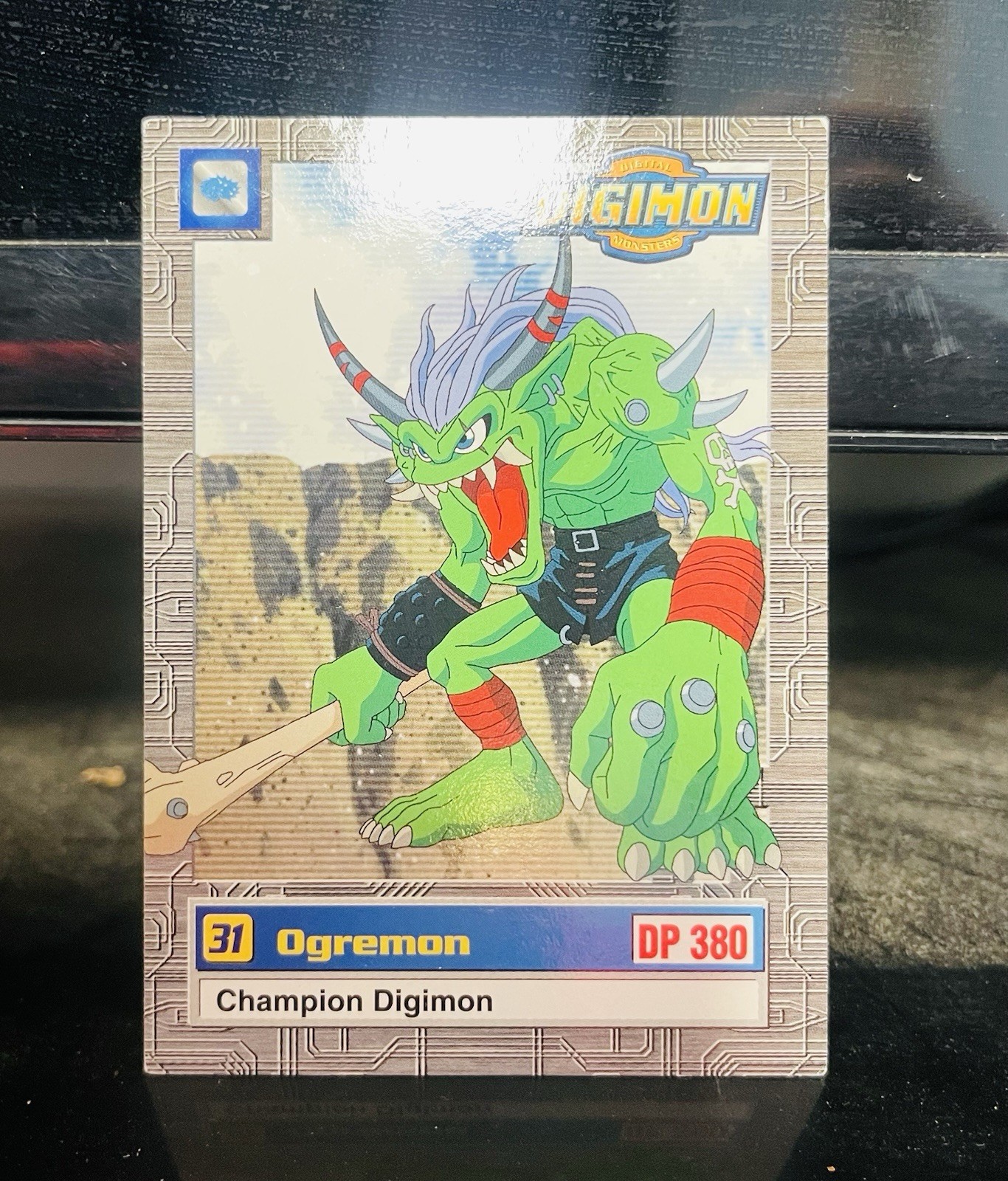 Digimon #31 Ogremon DP 380 Champion Digimon Card Exclusive. A+Seller