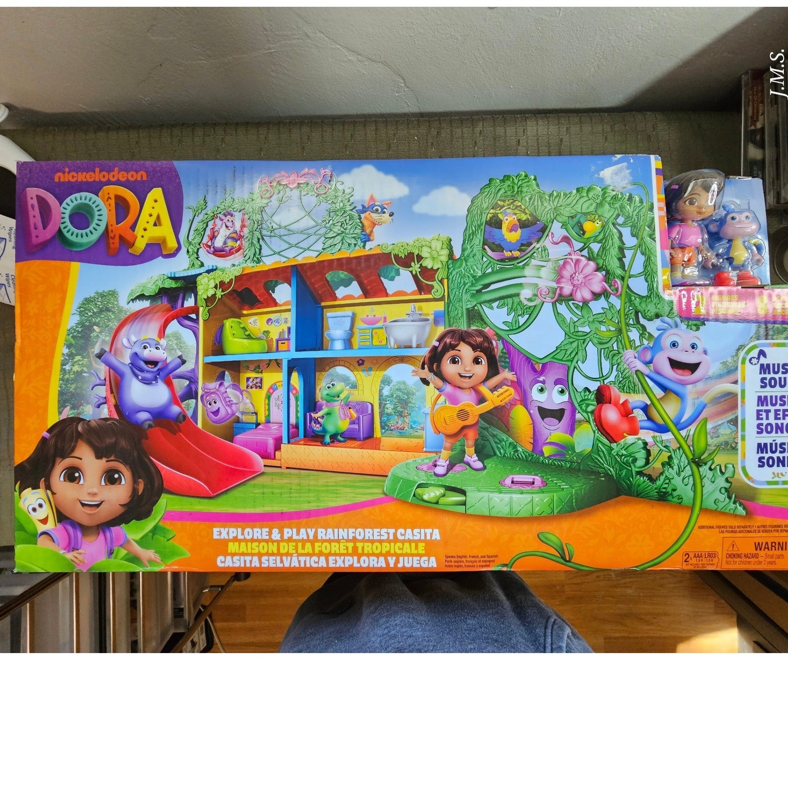 Nickelodeon Dora Explore & Play Rainforest Casita Transforming Playset Figures