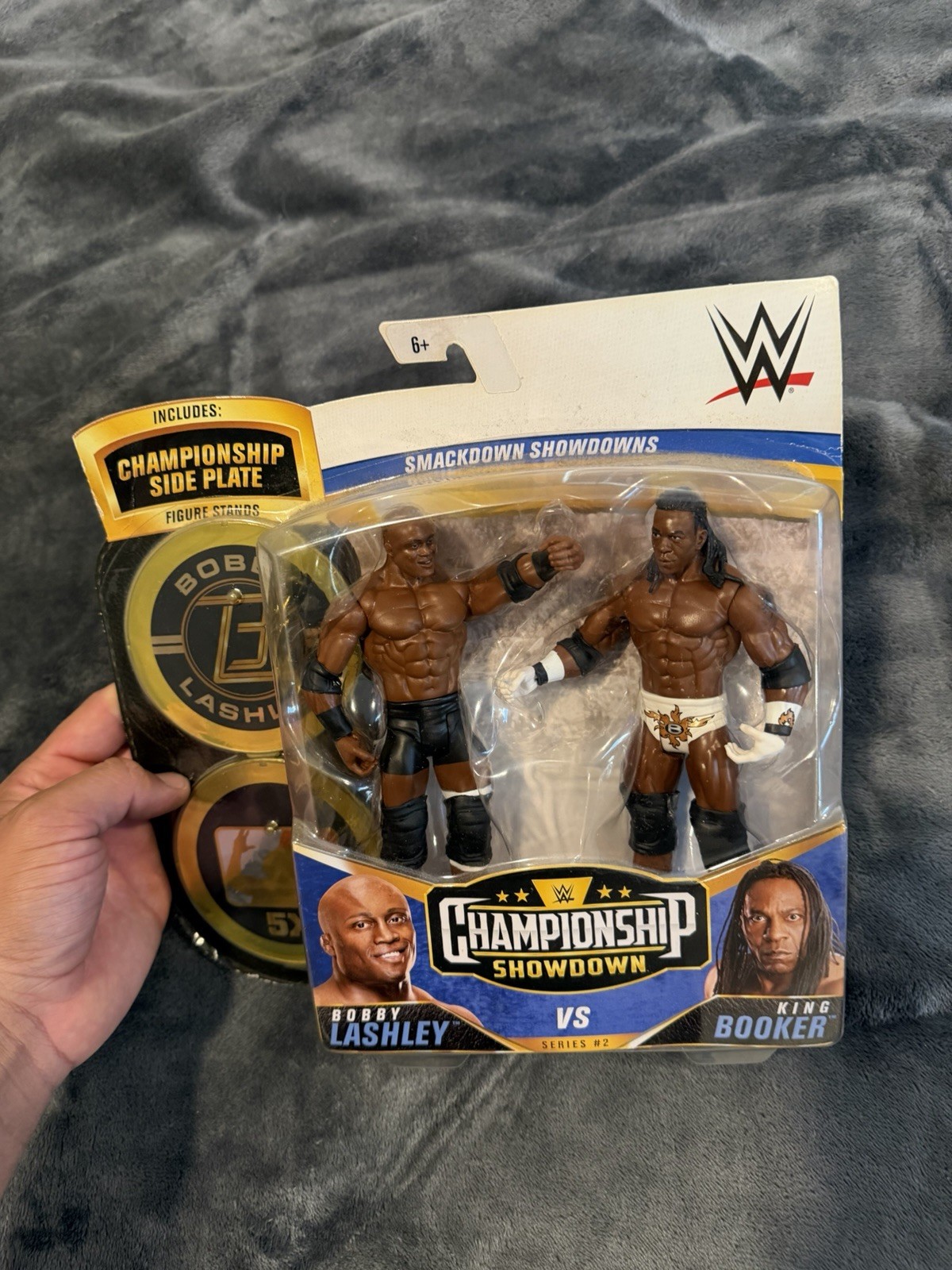 WWE Championship Showdown Series #2 Lashley Vs Booker Figures NIB 2 Pack