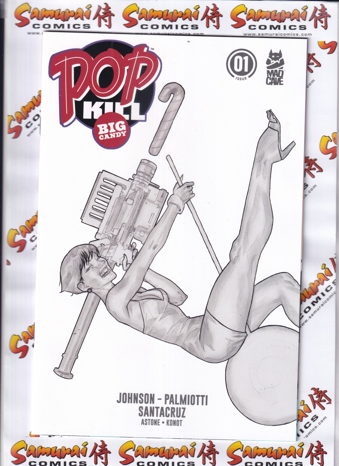 Pop Kill Big Candy #1 1:20 Caldwell variante matita scansioni reali!