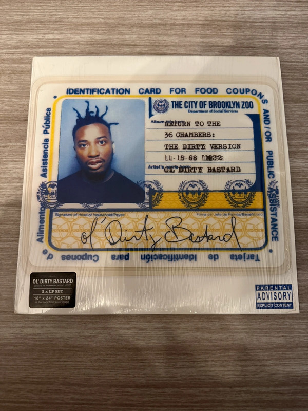 Vinyle Ol’Dirty Bastard ODB Return To The 36 Chambers Poster Inclus 2012