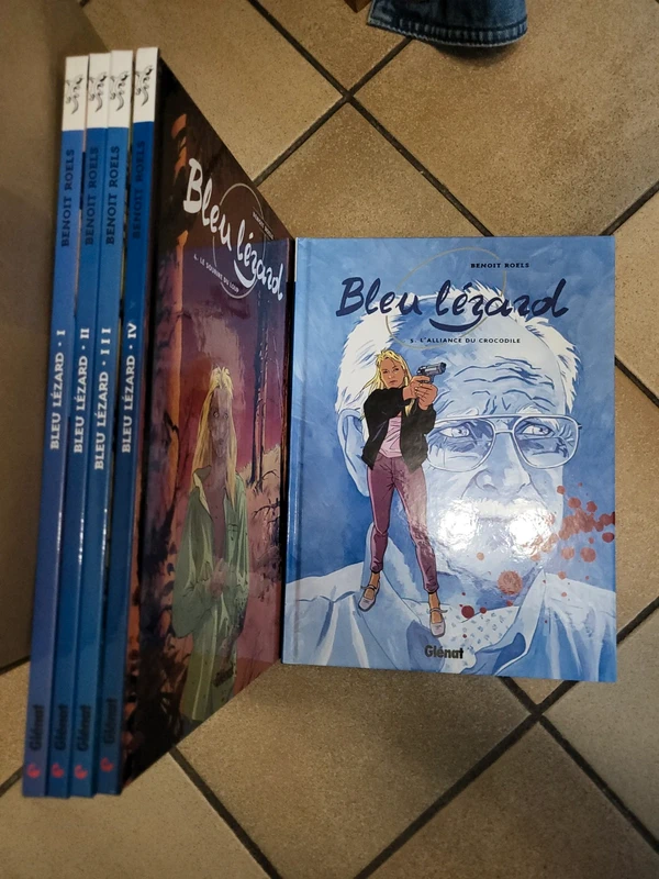 Bleu Lézard : Collection 1 à 5 .Toutes en premières éditions .