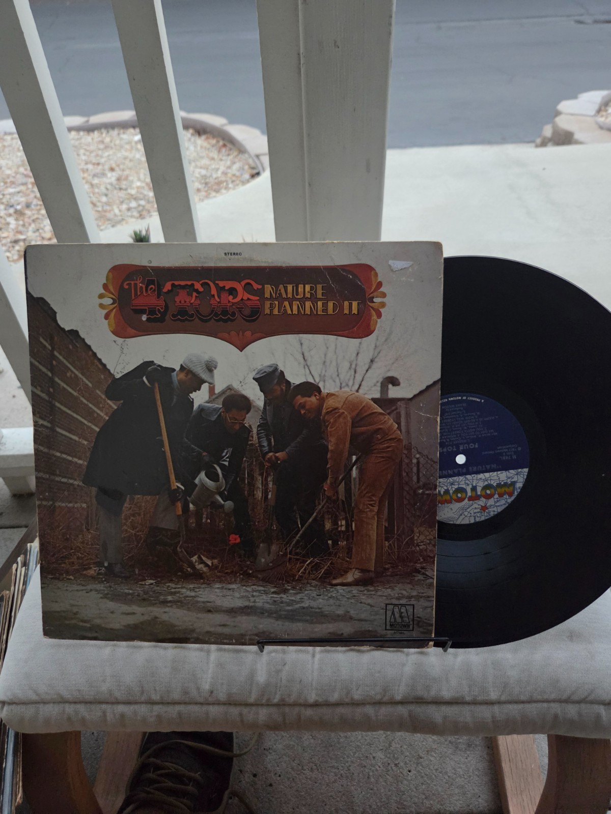 The 4 TOPS Nature Planned It LP VG/VG  Motown M748L