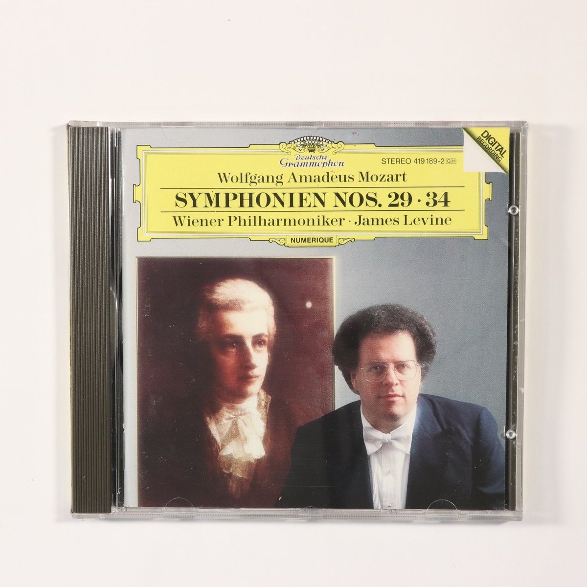 James Levine - Mozart Symphonien 29 & 34 CD 1986 Deutsche Grammophon Digital