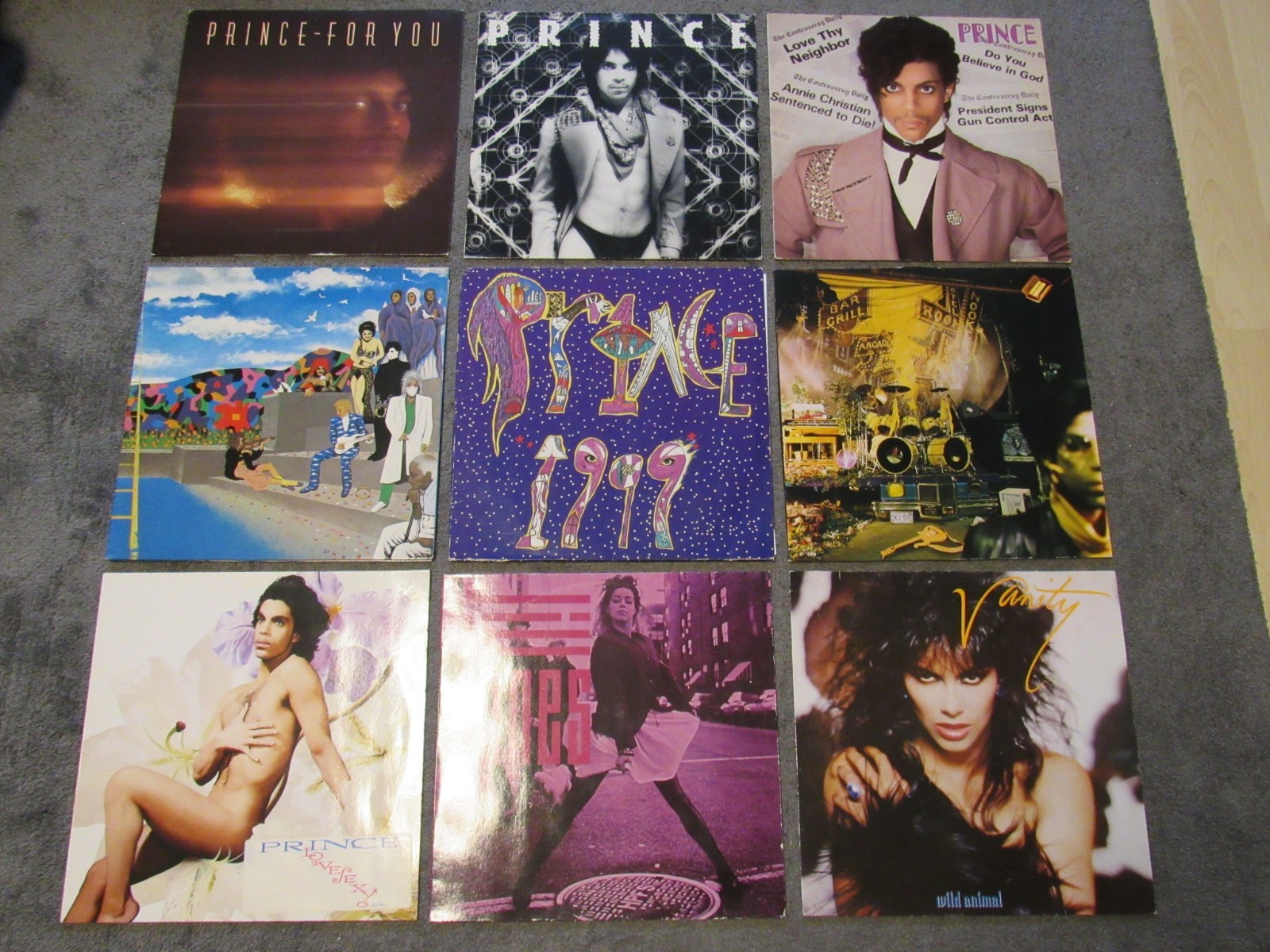 Prince Sammlung Vinyl Original Pressungen 9 Alben  11 LP´s PRINCE Vanity Jill J.
