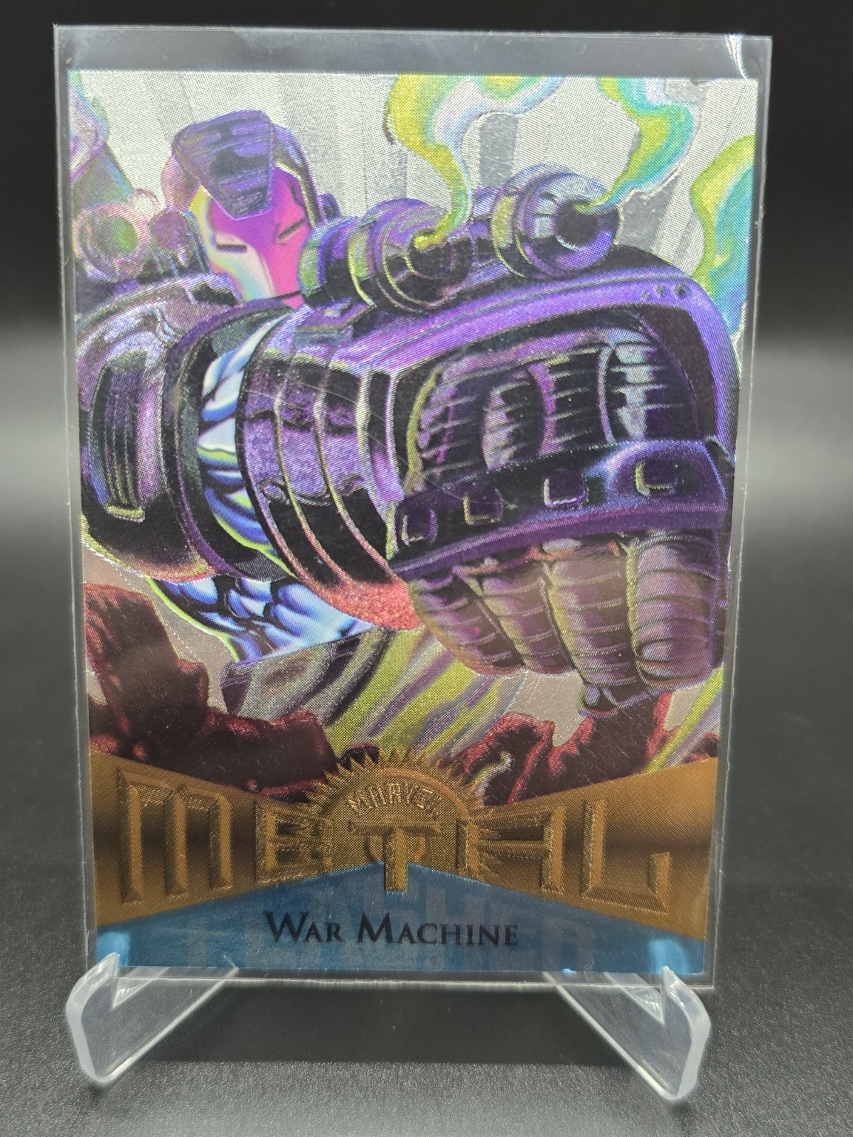 Macchina da guerra Fleer Marvel Metal Silver Flasher 1995 #27