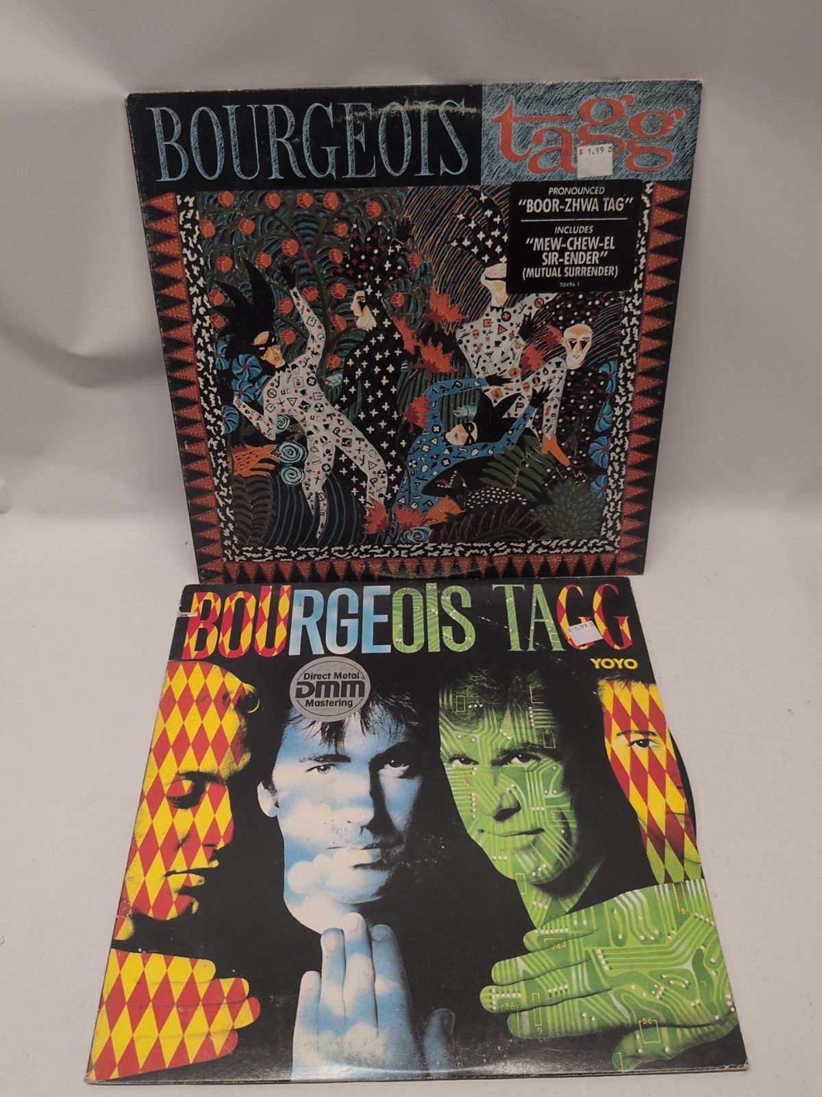 Lot(2) BOURGEOIS TAGG Vinyl Records VG+ Yoyo & Self Titled 