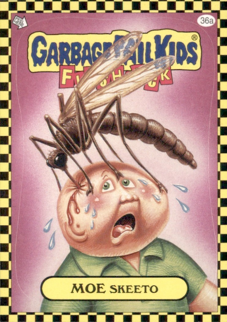 2010 Topps Garbage Pail Kids Flashback Series 1 - MOE Skeeto Card #36a