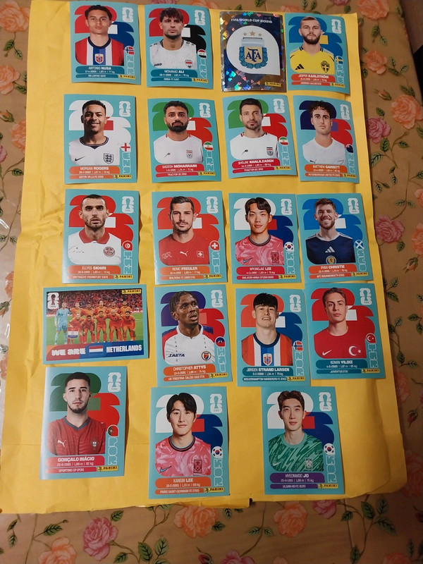 Cromos del mundial  2026