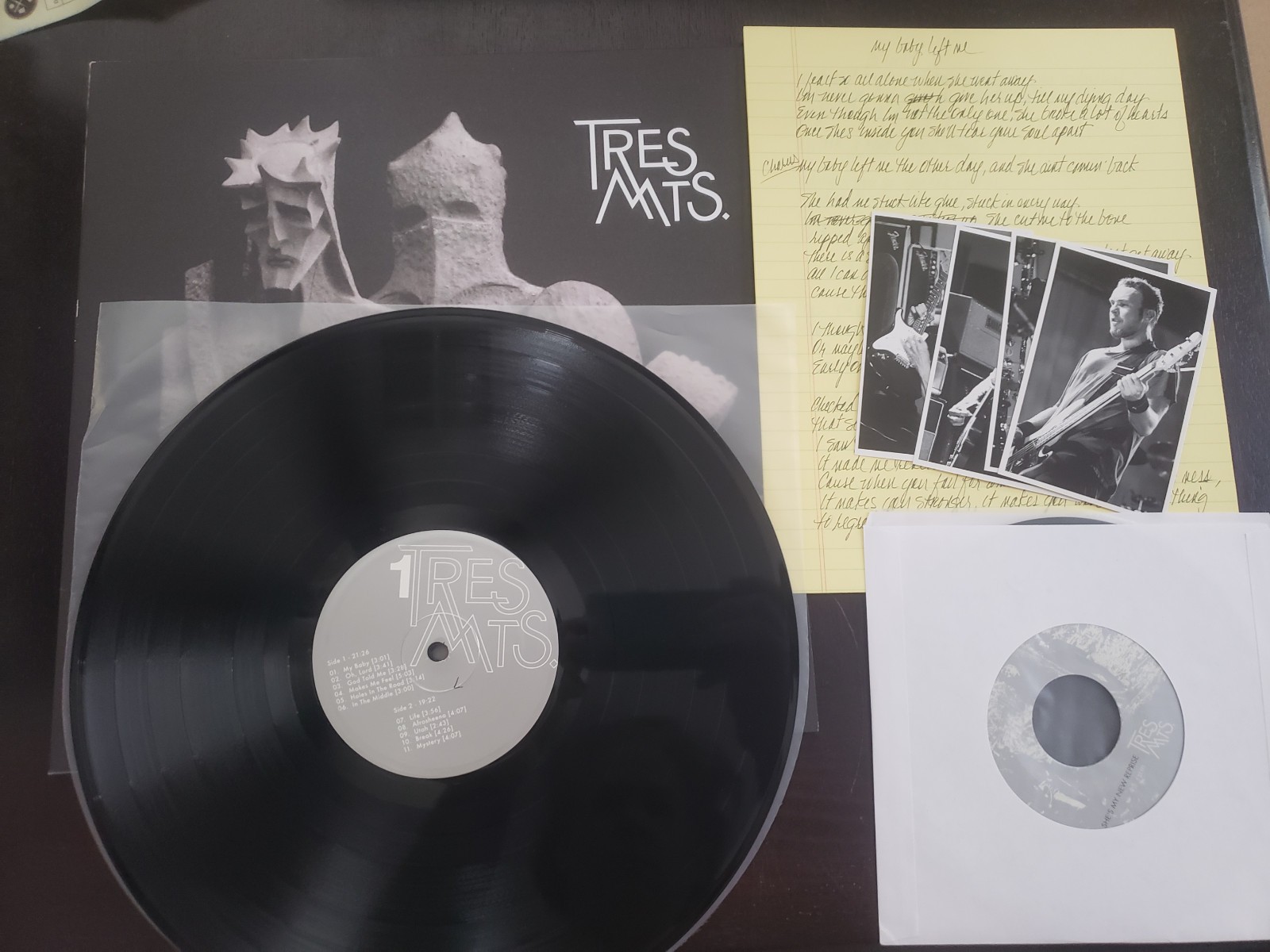 Tres MTS Pearl Jam King's X OG 2011 Vinyl LP With All Extras + 7" OOP Near Mint