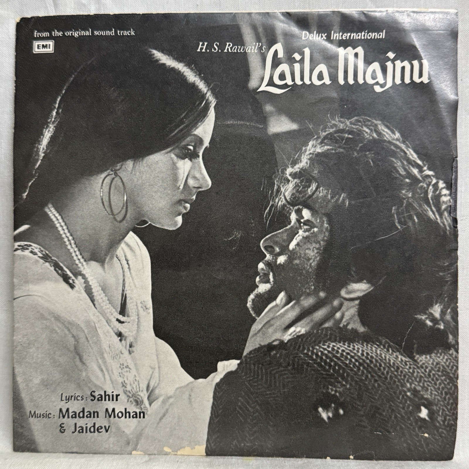 Laila Majnu Vinyl Record 45 RPM EP Madan Mohan 1976 Bollywood Hindi Indian VG+