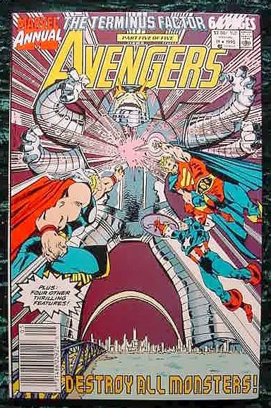 Avengers Annual #19 quasi nuovo fumetto Marvel alta qualità 1990 NON LETTO