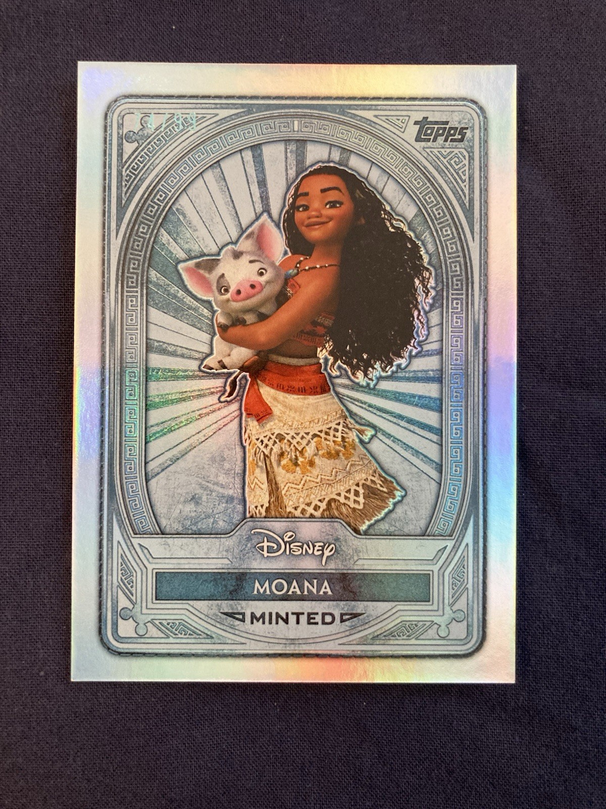 2025 Topps come nuovo Disney #109 Moana 74/99