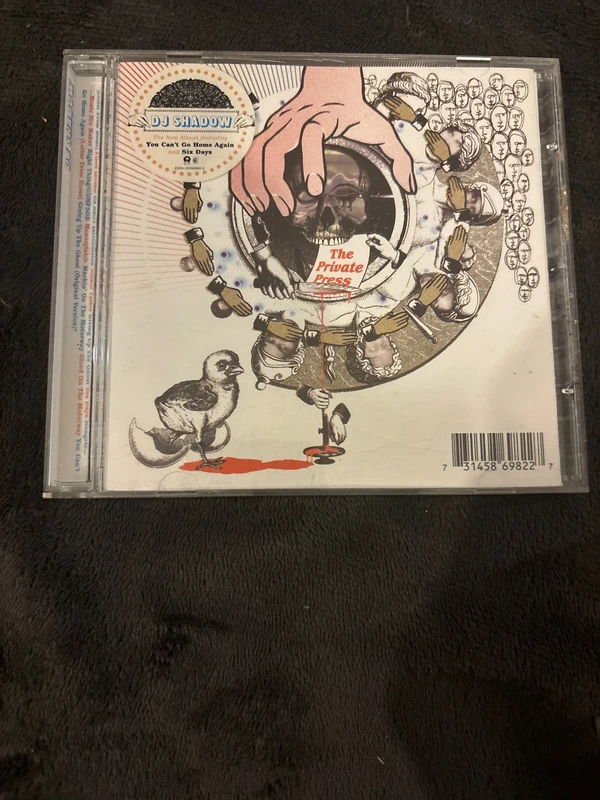 Cd dj shadow the private press