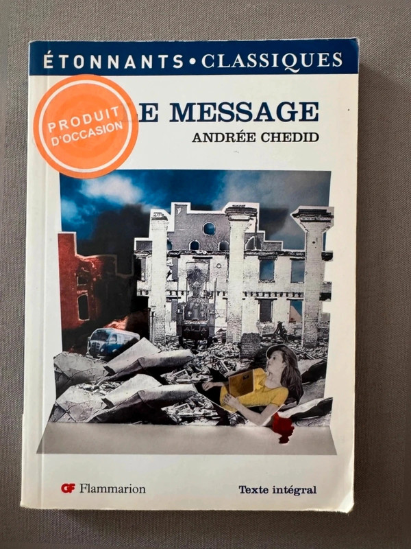 Le Message – Andrée Chedid (Étonnants Classiques)