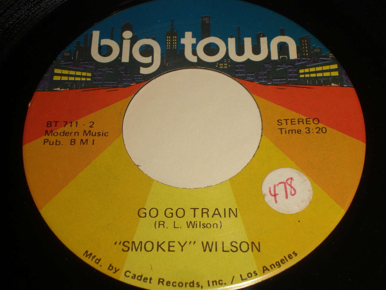 "Smokey" Wilson - Go Go Train / I Wanna' Do It To You Baby 45 RPM Record