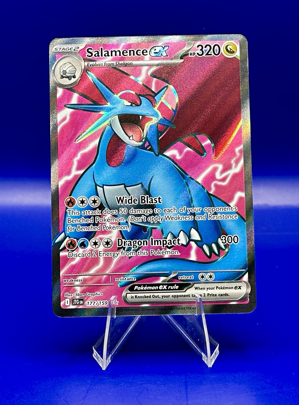 Salamence EX 177/159 - Holo Ultra Rara - Pokemon
