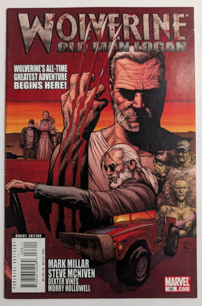 1x Wolverine 66a - Old Man Logan - First Printing - Marvel Comics - FN - McNiven