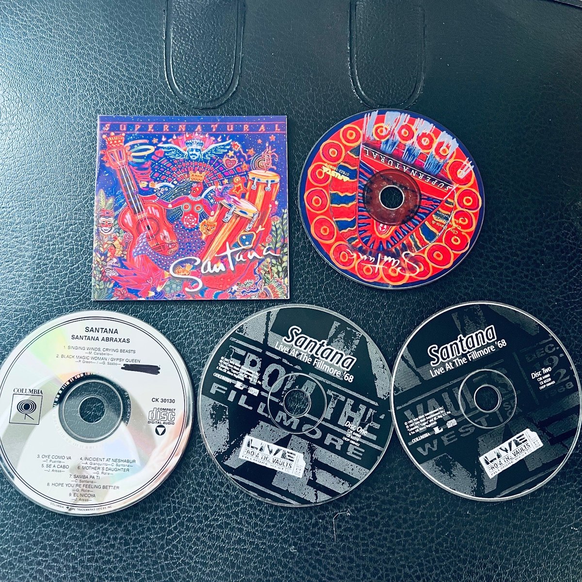 Santana Live! Supernatural Used CD Lot ONLY NO CASE 1999 Latin Rock Abraxas