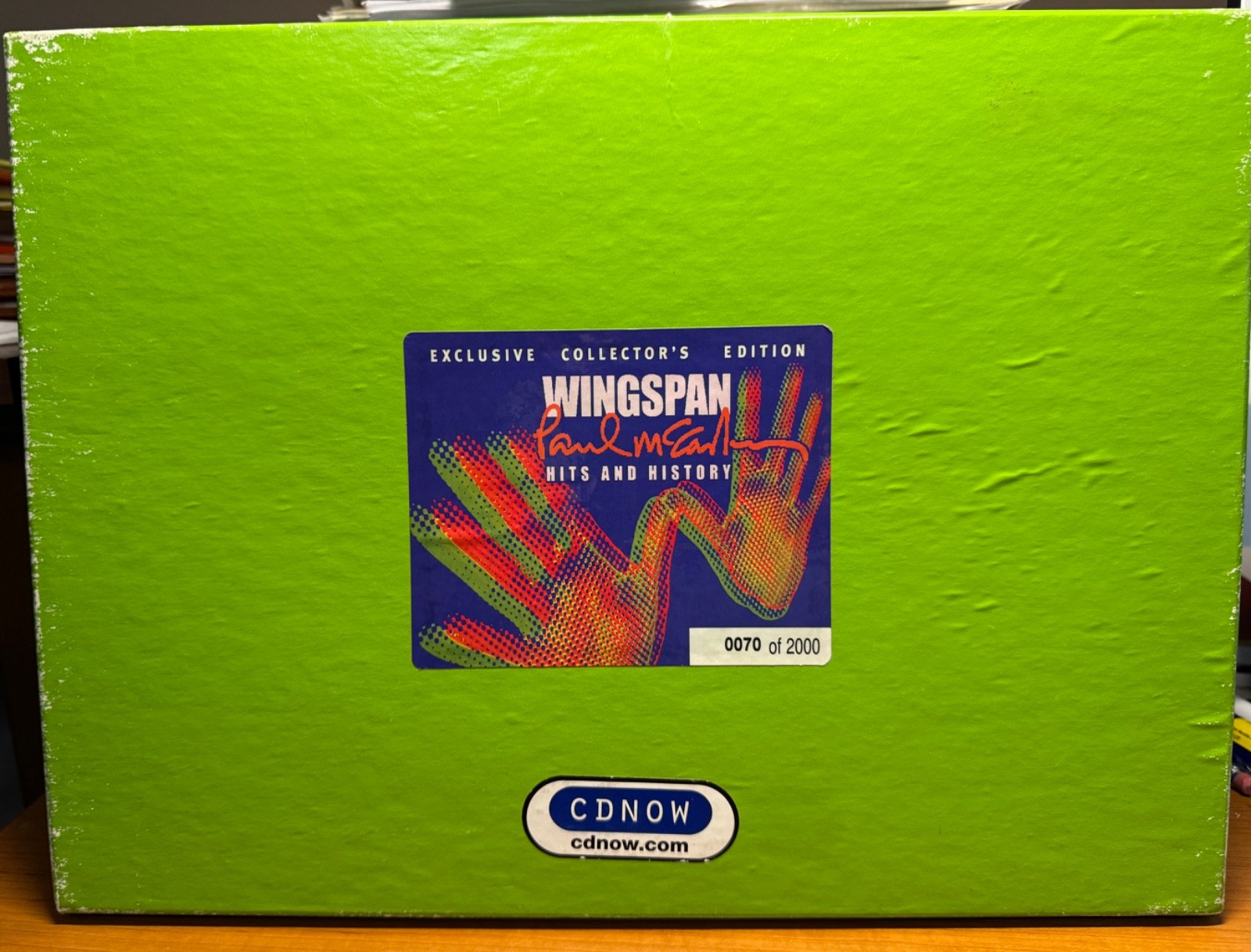Paul McCartney Wingspan CDNOW Exclusive Collector's Edition #70/2000 Sealed