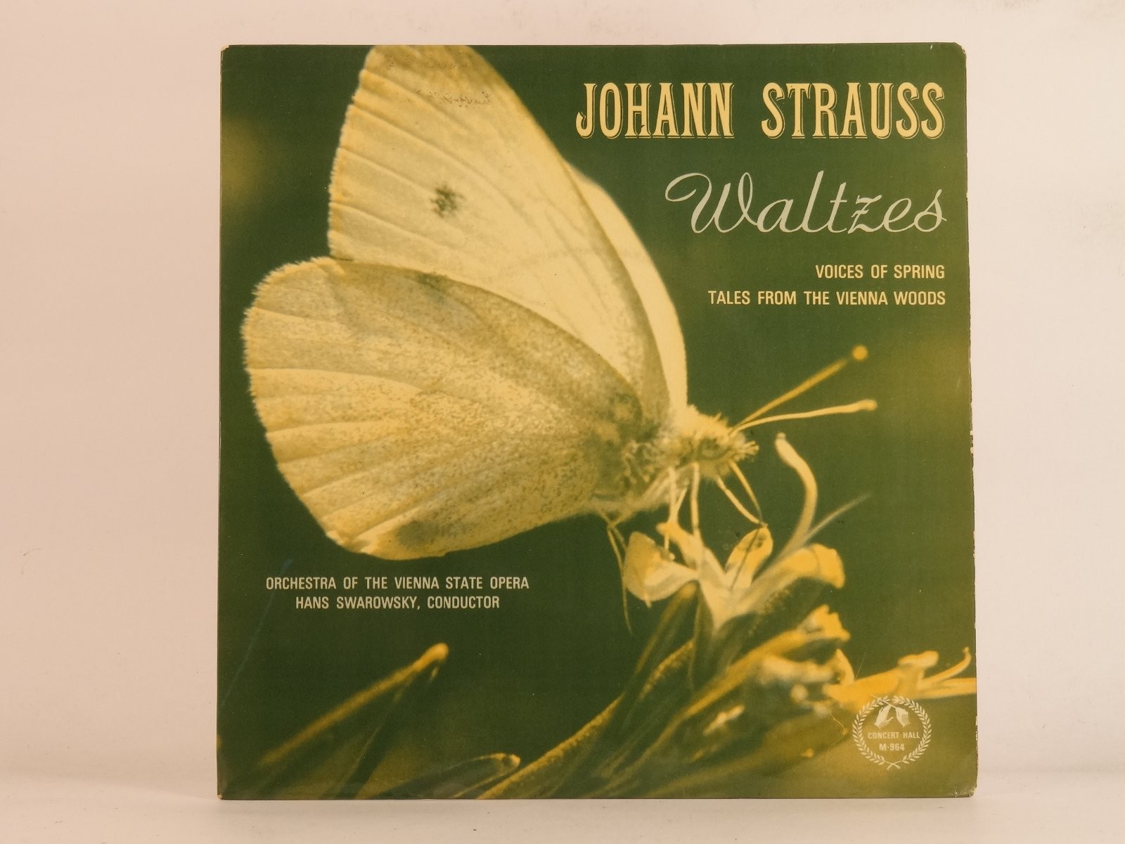 HANS SWAROWSKY STRAUSS WALTZES (102) 2 Track 7" Single plus Picture Sleeve CONCE