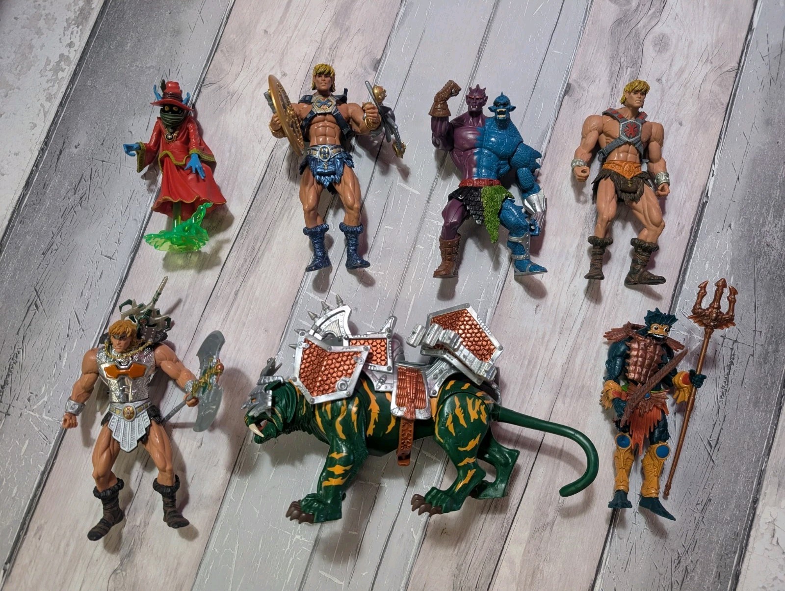 He-Man Masters Of The Universe Toy Bundle With Accessories X16 Figures 200X 