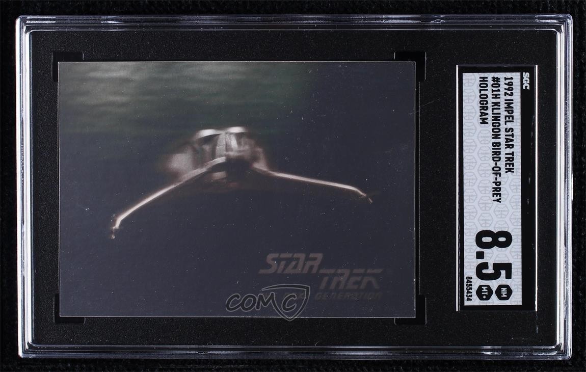 1992 Impel Star Trek The Next Generation ologrammi #01H SGC 8,5 0a2