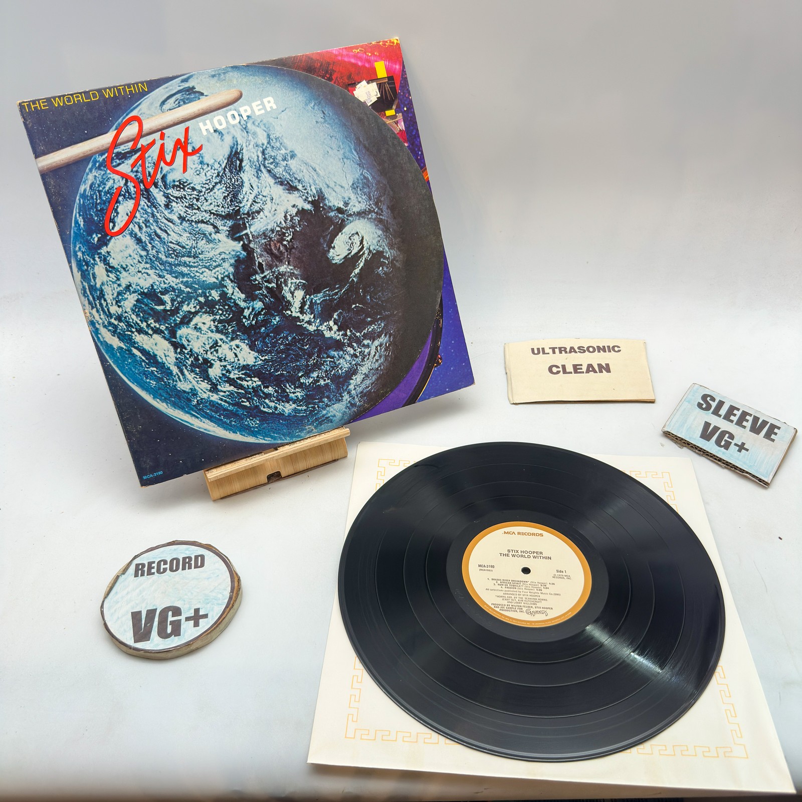 Stix Hooper- The World Within VG+/VG+ Ultrasonic Clean 1979 Gatefold