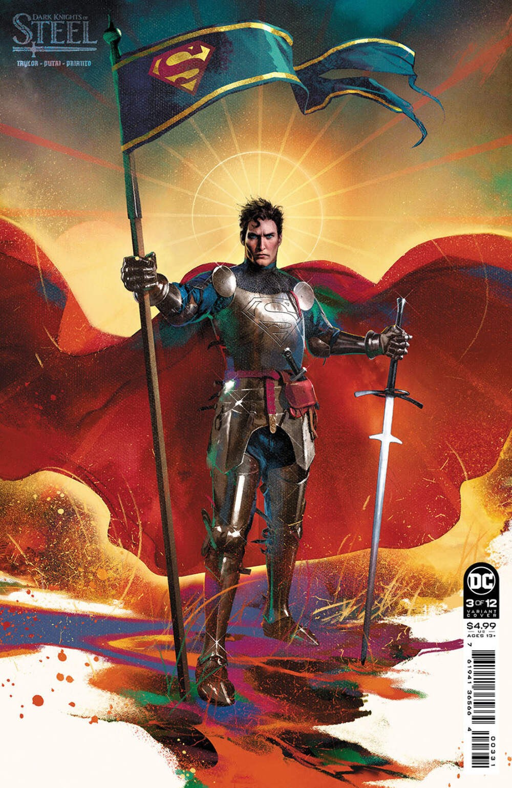 Dark Knights of Steel #3 CVR B DC Comics 2022 ottime condizioni