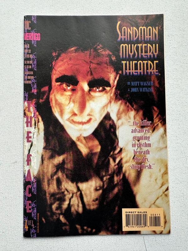 Sandman Mystery Theatre 8 Photo Cover by Gavind Wilson (1993 DC/Vertigo)