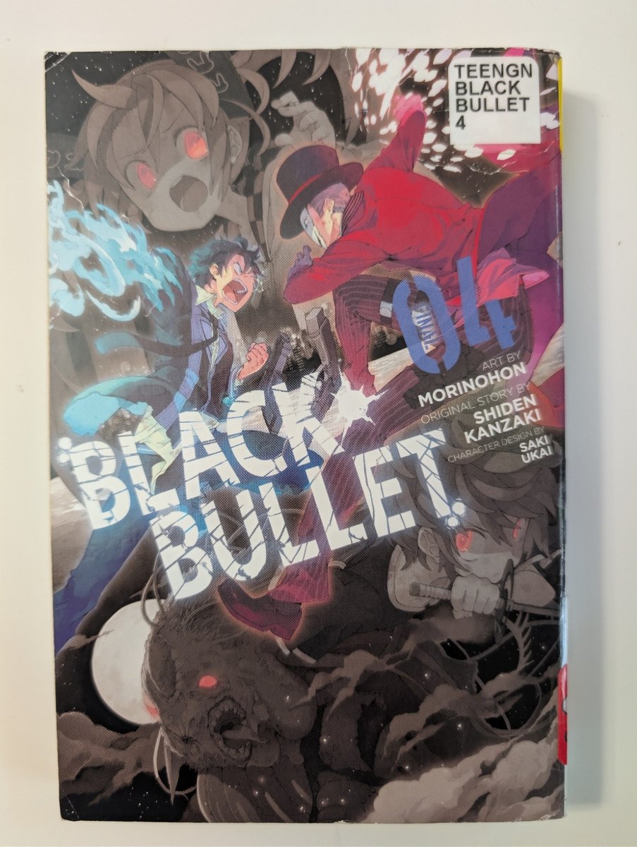 Black Bullet Vol. 4 Manga Yen Press ASCII Dengeki Bunko Shiden Kanzaki Ex-Lib