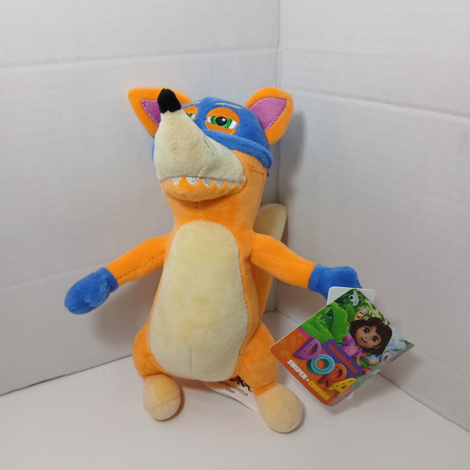 Nickelodeon DORA THE EXPLORER SWIPER 8" Plush NWT