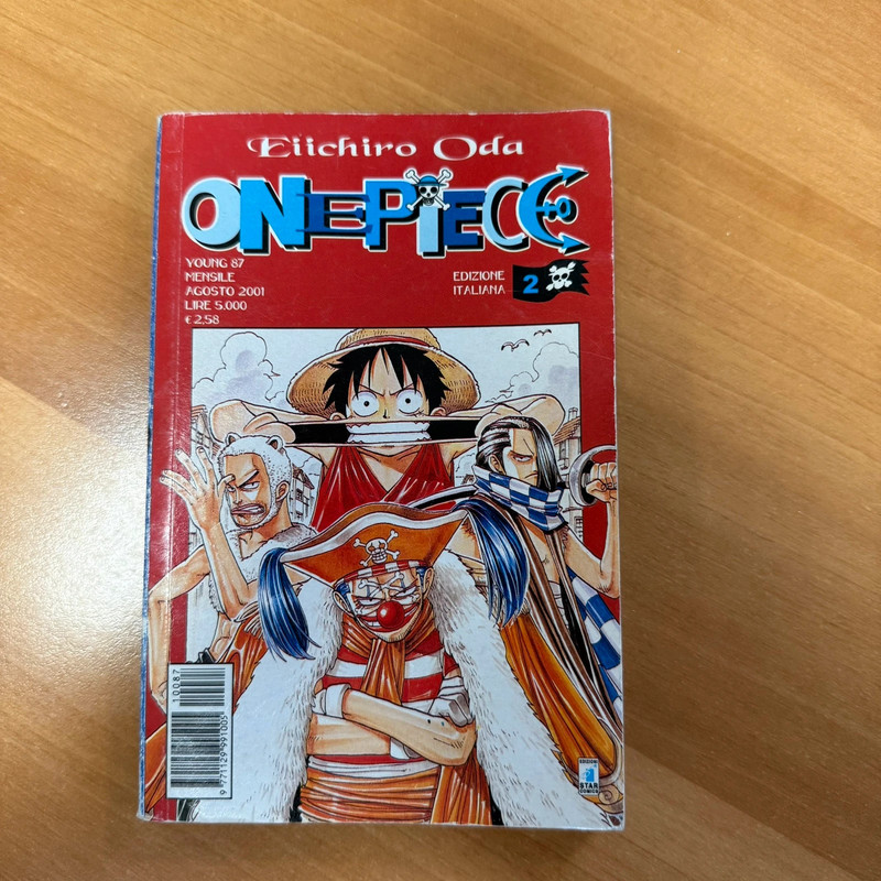 One piece vol2 1ª edizione in lire