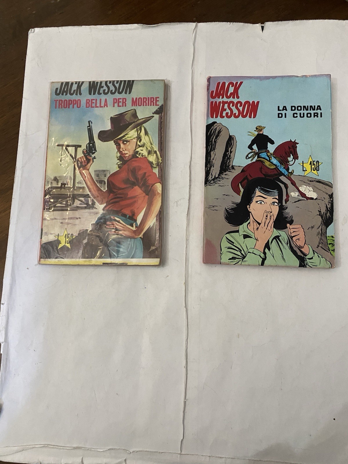 Jack Wesson lotto 2 numeri singoli N 6-13 Troppo bella per morire 1965