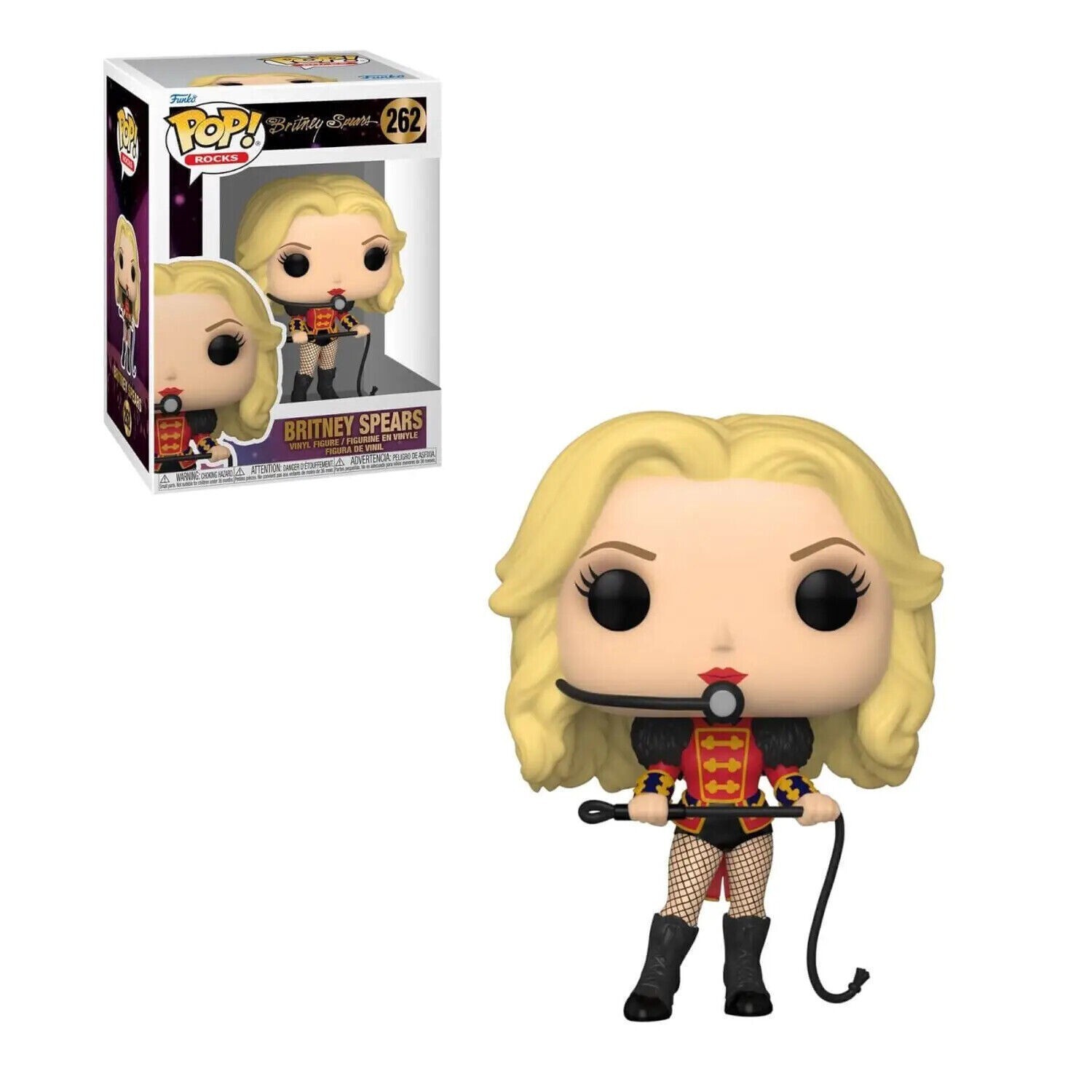 FUNKO POP VINYL FIGURE ROCKS BRITNEY SPEARS 262 NEW