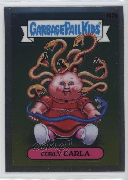 2020 Topps Chrome Garbage Pail Kids Original Series 3 Curly Carla #103b 07rd