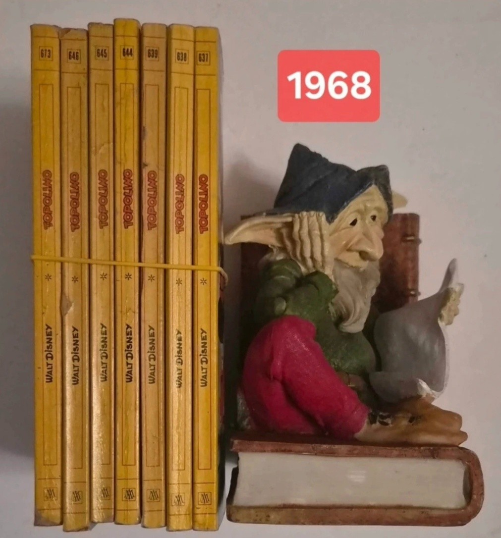 Lotto 7 Topolino Libretto anno 1968 - N.637 AL 673 - Vintage Rarissimo - 57 anni