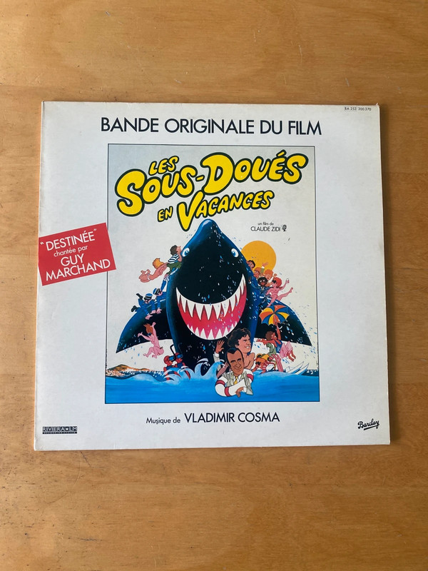 Vinyle les sous doués en vacances (Vladimir Cosma)