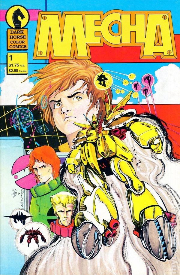 Mecha #1 VG 1987 immagine stock basso grado