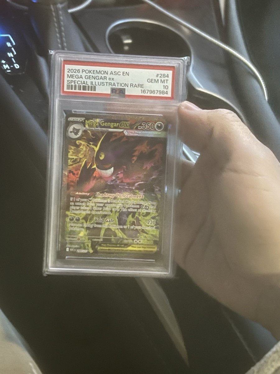 The Pokémon Company Mega Gengar ex 284/217 IT Holo SIR PSA 10 2026
