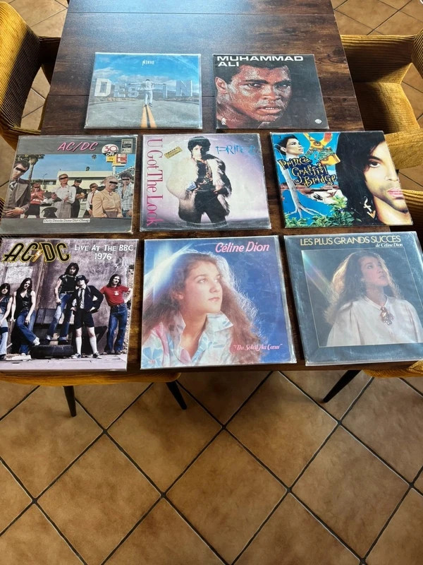 Vinyle en lots 8 albums