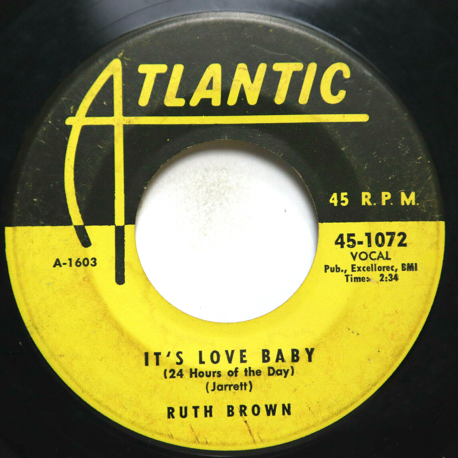 RUTH BROWN - IT'S LOVE BABY/ WHAT'D I SAY (PROMO) - SOUL 45