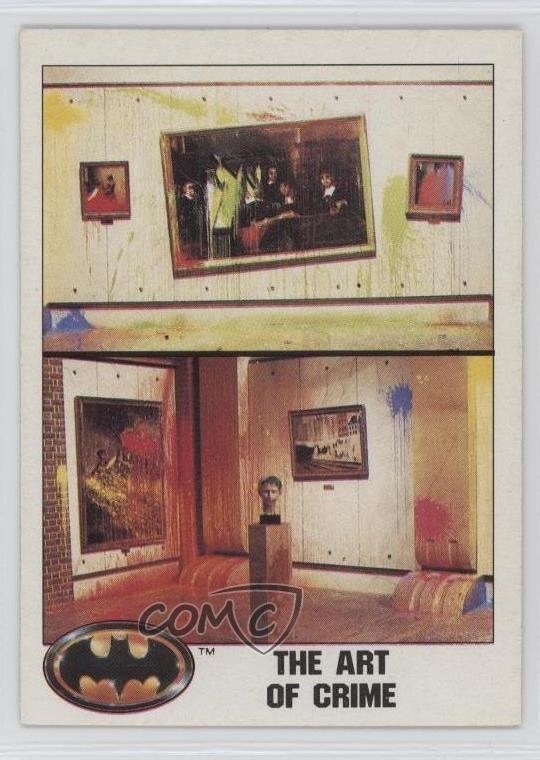 1989 O-Pee-Chee Batman L'arte del crimine #68 0au4