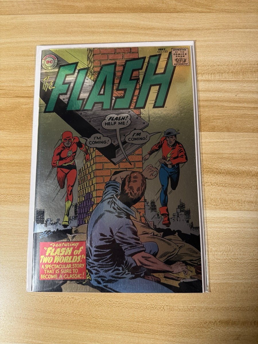 Flash #123 Golden Age Facsimile Foil Megacon Variante 2023 Edizione Limitata 1000