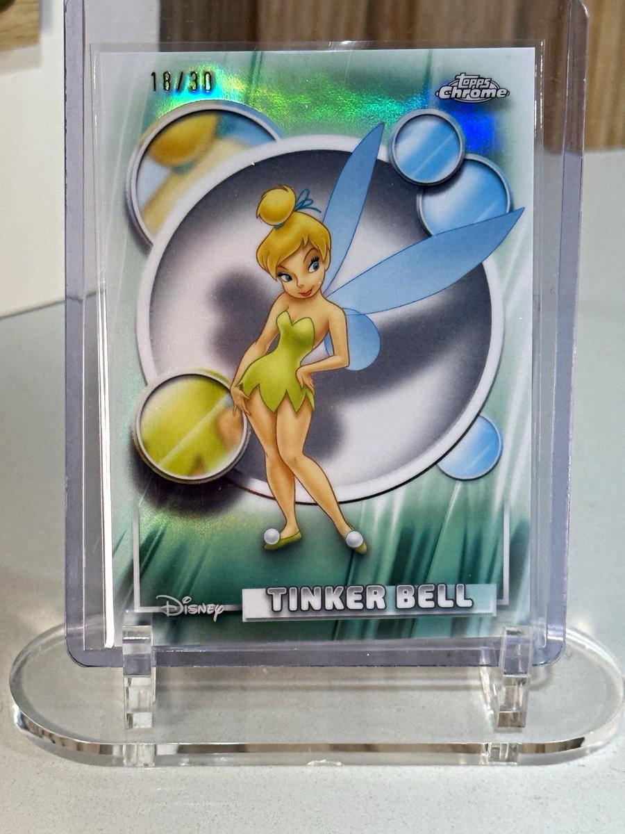2026 Topps Chrome Disney Peter Pan #166 Tinker Bell Vera Perla/30